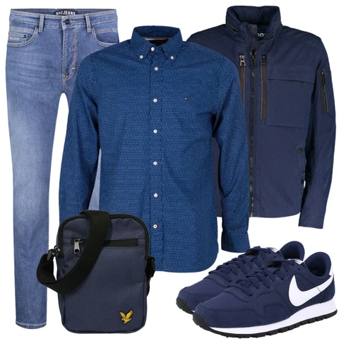 Sportlich Blau/Dunkelblau/Hellblau Schuh Sommer Sneaker/gesundheitsSchuh/WalkingSchuh/FreizeitSchuh/Sneaker Low/Vintage Sneaker/Schmaler Sneaker Nike Sportswear kombinieren mit Schwarz Rucksack/Accessoire Lyle & ScottLook: Sportlich, Smart Casual, Classic, Prinzessin