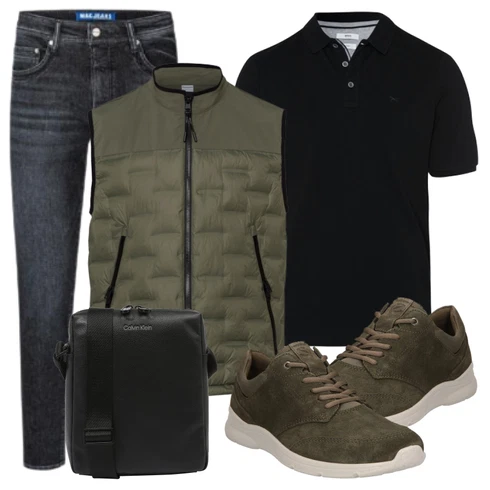 Schwarz Schuh Sneaker Ecco kombinieren