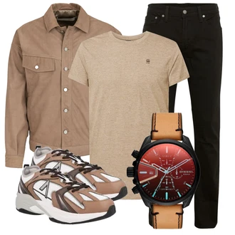 Elegant Outfit mit Schwarz/Dunkelbraun/Khaki/Braun/Dunkelrot/Dunkelgrün/Bordeaux Hose Große Größe/CordHose/Twill Hose/Skinny Hose/SamtHose/Cord Legging/Slim Hose/Hose mit Schlitz/Jeggings levi's ® "Cooler Look für den Frühling"Look: Uni, Smart Casual, Outdoor, Old Money, Schön, Classic, Moderne, Premium, Coole, Elegant
