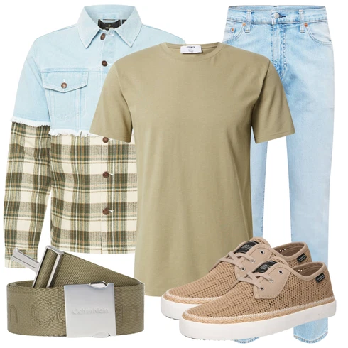 Beige Schuh Sneaker SCOTCH & SODA kombinieren