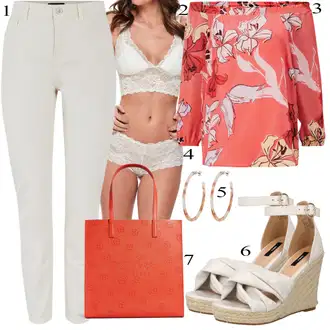 outfit mit Oranžna Torba za čez ramo Ted Baker "Priložnostna oblačila"