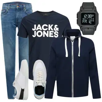 Sommer Outfit mit Blau/Hellblau Hose Große Größe/Slim Fit Jeans/Low Rise Jean/Tapered-Jeans/Girlfriend Jeans/Lederjacke/Leder Schuhe/Biker Jeans/Low Waist Jean/Boyfriend Jean/Winterjacke/Push up Jeans/Herren Lederjacke/Regular-Fit Jeans/Straight Leg Jean Tommy Hilfiger "Freizeit Outfit"