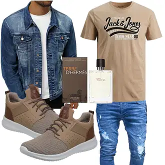 Outfit mit Rosa Unkategorisiert Jack & Jones "Freizeit Outfit"
