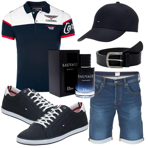 Mischfarben/Schwarz Schuh Sneaker Tommy Hilfiger kombinieren