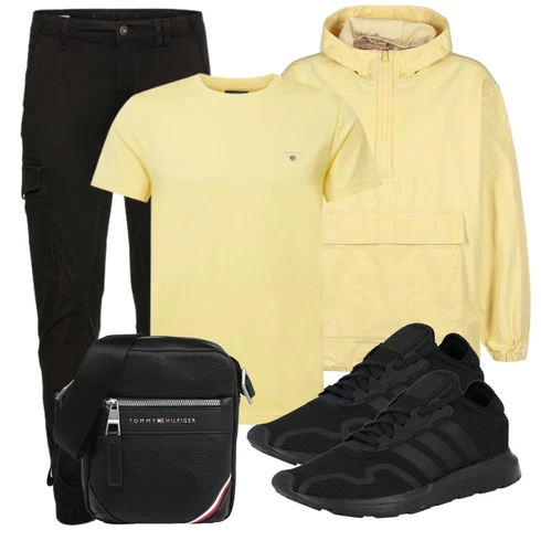 Winter Schwarz/Khaki/Dunkelgrau Cargohose/Funktionshose/Zip Off Hose/Cargo-Jogginghose/Trekkinghose/Winterhose Jack & Jones kombinieren