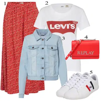 outfit mit Torba za čez ramo Replay "Poletna oblačila"