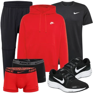 Esthetische Outfit mit Rot Sweatmode/Sport Hoodie/Hoodie/Unisex Hoodie/Vintage Hoodie/Sport Sweatshirt/Partner Hoodie/Ausgefallener Hoodie/Strick Hoodie Nike Sportswear "Freizeit Outfit"Look: Uni, Rad, Indoor, Skater, Classic, Rap, Retro, Esthetische, Sportlich