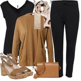 Outfity s módními termo legínami pro plnoštíhlé image