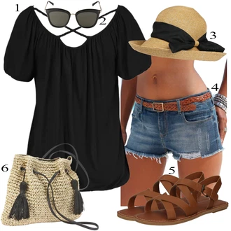 Outfit sa Bež/Smeđa Ribarska sandala/Pletena Sandala/Sandala s Remenčićem/Rimska sandala TOMS "Zimski outfit"
