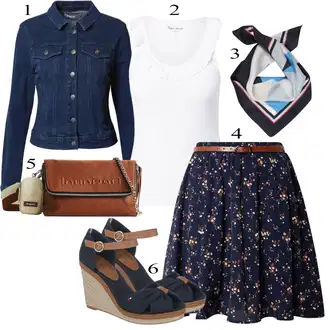 Outfit sa Crna Suknja About You "Zimski outfit"