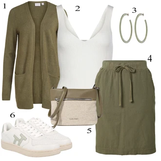 Outfit sa Siva Tenisica Tom Tailor "Ljetni outfiti"