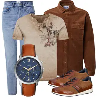 Outfit mit HellBlau/Blau Mom Jean/High Waist Jeans/Girlfriend Jeans/Dad Jeans/Tapered-Jeans/Boyfriend Jean/Cropped Jeans/Vintage Jeans/Jeans mit Schlitz/Winterjacke DAN FOX APPAREL "Perfekt für die Freizeit"