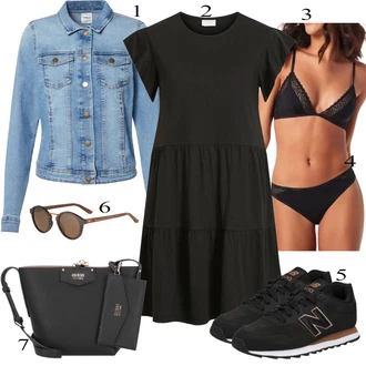 Outfit sa Crna/Tamnozelena/Siva/Tamnosiva/Kaki Gaćice bez prepona/Prozirna gaćica/Brazilski Slip/Gaćica & tanga/Klasične gaćice/Futrola za Suknju Calvin Klein underwear "Ljetni outfiti"