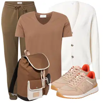 Outfit mit Sneaker Low rieker evolution "Praktischer Look"