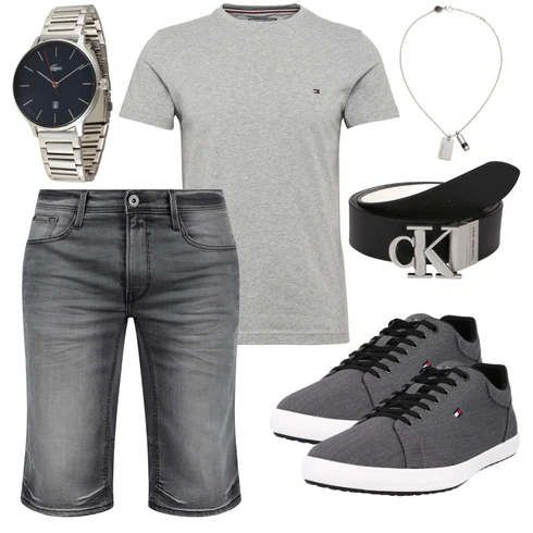 Grau Hemd Blend kombinieren