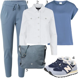 outfit mit Turkizna/Modra Srajca Vila "Priložnostna oblačila"