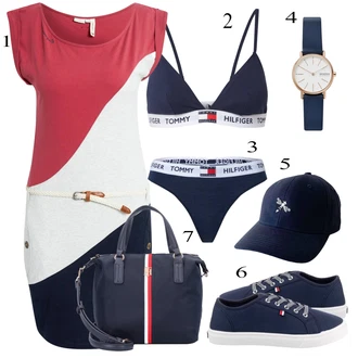 Outfit sa Crvena Haljina Ragwear "Ljetni outfiti"