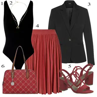 Outfit sa Crna/Tamnosiva Elegantni Sako/Boyfriend Sako/Kožna Jakna za Muškarce/Kožna Jakna za muškarce/Casual Sako/Sako Jakna/Sako od smokinga/Kratki Sako/Kožna Jakna/Poslovno Odijelo Lascana "Zimski outfit"