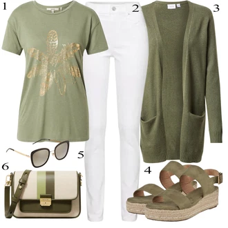 Vintage outfity Moderní s Bílá/Krémová Kožená bunda/Džíny s Rozparkem/Motorkářské Džíny/Zkrácené Džíny/Dámské Džíny s Délkou 7/8/Push up Džín/High Waist Džínové Kalhoty/Kotníková Bota/Slim Fit Džíny/Kožené Boty levi's ® "Letní Outfit"Look: Styl, Šik, Klasické, Cool, Moderní, Old Money, Venkovní, Premium