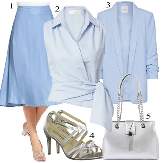 outfit mit Modra Krilo Heine "Oblačila za pomlad"