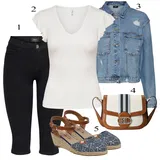 Outfiti s kapri hlačami image