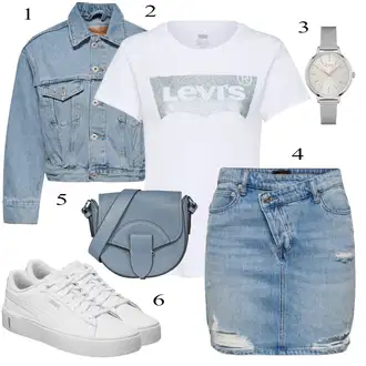 S Pertlanjem Outfit sa Crvena Balon majica/Skraćena Majica/Košulja top/Kratki top/Ležerni topić/pletena košulja/Majica za plažu/Majica za plažu/Pulover za plažu/Top za plažu/Obični top/Pleteni top levi's ® "Ljetni outfiti"