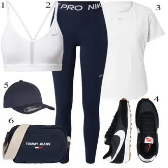 Kombinacije za golf Zima sa Plava/Svjetloplava/Tamnoplava Sportska Tajica/Hlače za Trening/Podstavljena Tajica/Tople Tajice/Hlača za Trčanje/Tajice visokog Struka/Kožna Jakna/Tajice za Teretanu/Termo Hlača Nike "Sport Outfits"