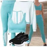 Črna Puma Superga outfiti za dame image