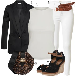 outfit mit Črna Obleka Lascana "Priložnostna oblačila"