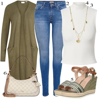 Outfit sa Siva Torba Za Preko Ramena JOOP! "Zimski outfit"