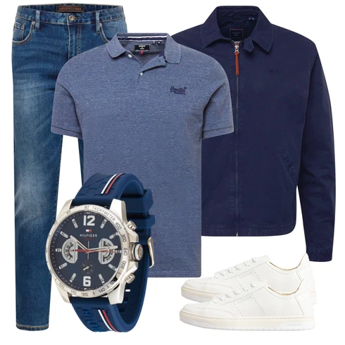 Schwarz Große Größe Mantel Superdry kombinieren