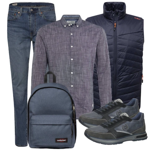 Grau Hose levi's kombinieren