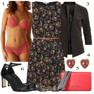 Outfit sa Crna Sandala na Petu forever new "Ljetni outfiti"