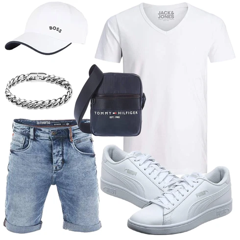 Grau Schuh Riverso kombinieren
