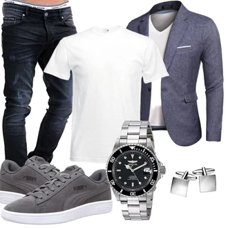 Outfit mit Weiß Unkategorisiert Fruit Of The Loom "Business Look"