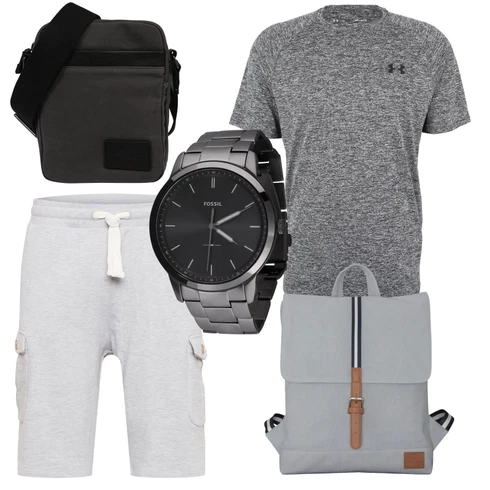 Schwarz/Grau/Dunkelgrau/Rosa Accessoire Armbanduhr/Smartwatch/Kettenuhr/Uhrenbatterie/Uhrwerkzeug Fossil kombinieren