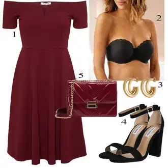 Krátká/mini Outfit s Fialová Svetrové Šaty/Sakové Šaty/Šaty Na Ramínko/Zimní Pletené Šaty/Šaty Móda Pro Plnoštíhlou/Šaty s výstřihem About You "Outfit na léto"