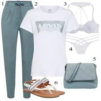 Hodanje Outfit sa Crvena Balon majica/Skraćena Majica/Košulja top/Kratki top/Ležerni topić/pletena košulja/Majica za plažu/Majica za plažu/Pulover za plažu/Top za plažu/Obični top/Pleteni top levi's ® "Ljetni outfiti"Look: Hodanje, Razonoda, Jahanje