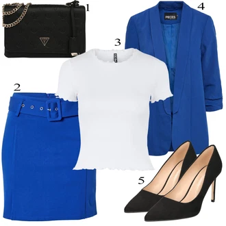 S Pertlanjem Outfit sa Crna/Bijela Salonka Na Visoku Petu/Poslovna Obuća/Salonka & Visoki Pet/Elegantna Cipela/Udobna pumpa/Pumpica S Visokim Prednjim Dijelom/Pumpa na Niskoj Peti Dorothy Perkins "Biznis outfiti"