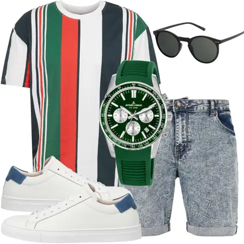 Schwarz/Grau Sonnenbrille/Brille Jack & Jones kombinieren