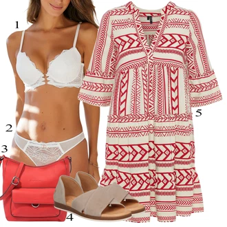Outfit sa Bež balerinka Apple of Eden "Ljetni outfiti"