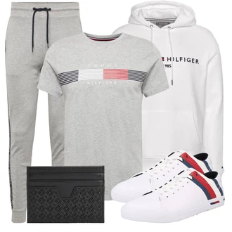 Outfit mit Pastell/Grau Tommy Hilfiger Underwear "Perfekt für die Freizeit"