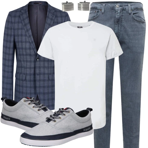 Grau/Blau/Hellblau/Dunkelblau Slim Fit Jeans/Leder Schuhe/Tapered-Jeans/Regular-Fit Jeans/Push up Jeans/Sportschuhe/Low Rise Jean/Jeans mit Schlitz/Straight Leg Jean/Girlfriend Jeans/Lederjacke/Winterjacke levi's ® kombinieren
