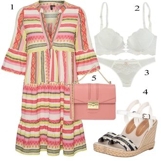 outfit mit Bež VERO MODA "business outfut"