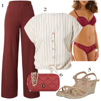 Kombinacije za posao sa Pink Gaćica & tanga/Klasične Gaćice/Futrola za Suknju/Brazilski Slip/Gaćice/Gaćice bez prepona Lascana "Biznis outfiti"