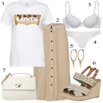 Outfit s Světle modrá/Modrá/Tmavě modrá Krajková podprsenka/Průsvitná podprsenka a podprsenka s kosticí/Pánské boty ve velikosti 11/Podprsenka s kosticemi/Push-Up Podprsenka/Měkká podprsenka/Zmenšující Podprsenek/Prsatější střih podprsenky/Podprsenka Bez Kostic/Bezdrátová podprsenka/Podprsenka Balconette/Kojící podprsenka Lascana "Outfit na léto"