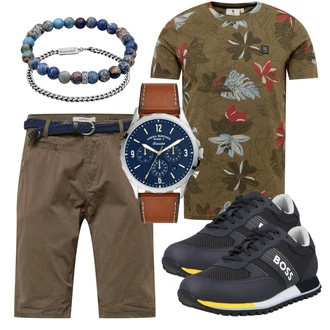 Outfit mit Grau Schmuck Kuzzoi "Praktischer Look"