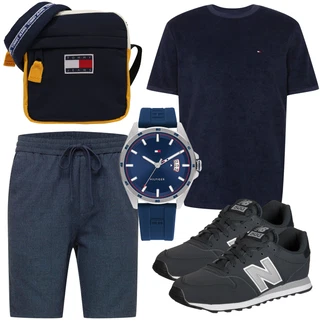 Outfit mit Schwarz Große Größe Tommy Hilfiger "Praktischer Look"