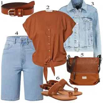 Outfit sa Smeđa Sandale TOMS "Ljetni outfiti"