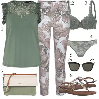 Svatovski gost Outfit sa Pink/Bež Hlača Velika Veličina/Moda za plažu/Tajice Velika Veličina Lascana "Ljetni outfiti"